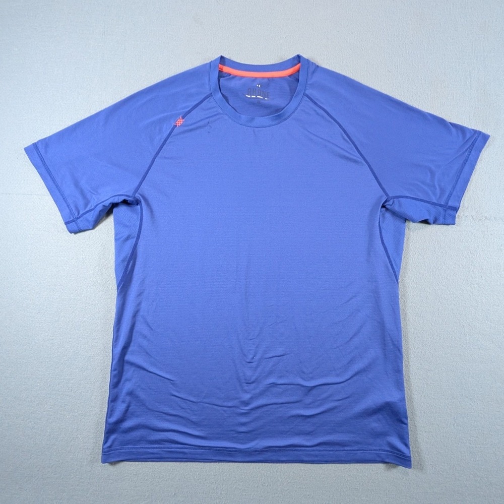 Rhone Reign Performance T-Shirt Mens‎ XL Blue Short Sleeve Training Top